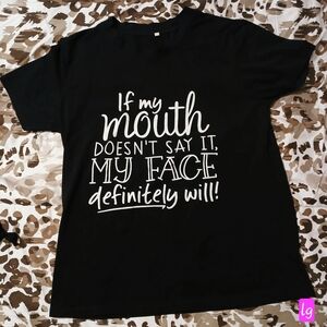 Woman's Qout Printed T